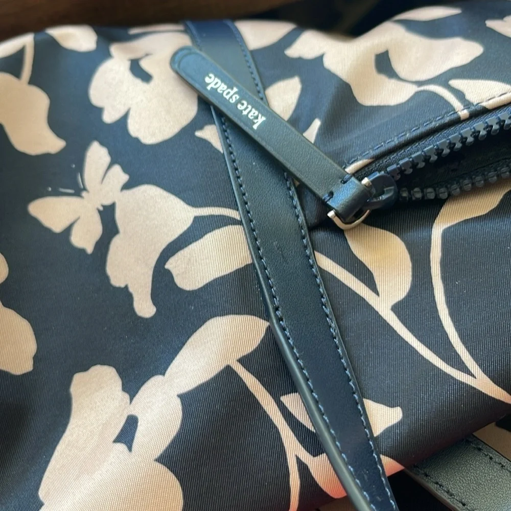 Kate Spade 2pc Blue & Blush Floral Karissa & Vine Set. PM